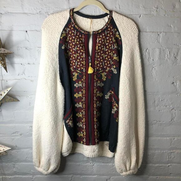 Free People Sweater Jacket Zip Up - Picture 1 of 2
